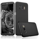 S8 All Inclusive Mobile Phone Shell 360 Degree Frosted Protection PC Hard Sleeve Tempered Film. - Image 2