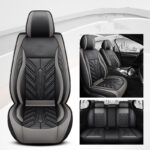 All-inclusive Wear-resistant Full-leather Contrast Stitching Car Seat Cushion - Image 9