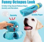 Squeaky Dog Toy,Octopus Sniffing Dog Toys, Plush Interactive Puzzle Dog Toys With Soft Fabric Crinkle For Large, Medium, Small Sized Dog, Relieve Stress, Encourage Natural Foragin,Best Dog Boredom Toy - Image 7
