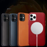 Leather Phone Case 12 Leather Protective Cover Magnetic Leather - Image 2