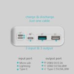 Roman Style Power Bank Sense8P+ digital Display 30000 MA - Image 2