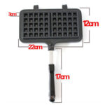 Home Fashion Black Waffle Plaid Cake Mold - Image 2