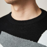 New Autumn And Winter Round Neck Pullover Jacquard Men's Sweater - Image 5