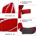 Dog Halloween Chomper Costume - Pet Holiday Demon Hat Scary Headband Flower Cosplay Outfits Funny Headwear Stranger Clothes For Medium Dog - Image 5
