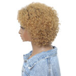 Small Curly Real Hair Headgear, Gradual Fluffy Head High-end Short Hair Cover - Image 2