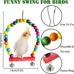 7PCs Parrot Toys Bird Cage Accessories - Image 4