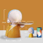 Artistic Girl With Pearl Earrings In The Living Room Entrance Entrance Key Storage Tray Decoration - Image 3