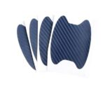 4pcs Set Of Door Stickers Carbon Fiber Scratch-resistant Car Handle Stickers - Image 5