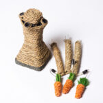 Theclimbing frame sisal rope scratchingtoytoys, sisal grinding claws scratching post platform pet supplies - Image 3