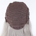 Front Lace Full Top Wig Head Cover Fashion Middle Point - Image 3