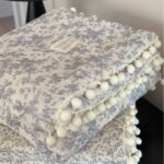 Fleece Blanket Light Luxury Ins Crepe Cotton Multi-functional Small Blanket Office Nap Blanket Shawl Cover Blanket - Image 8