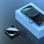 Full Mirror Digital Display With Cable Mini Power Bank - Image 4