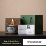 Blue And White Ru Ware San Cai Gaiwan Tea Cup Set - Image 8