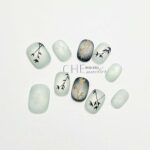 Summer Short Square Round Manicure Fake Nail Tip - Image 6