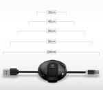 3-in-1 Magnetic Retractable Style Charger Portable Multifunctional Car Holder Mobile Phone Bracket Fast Charger - Image 4