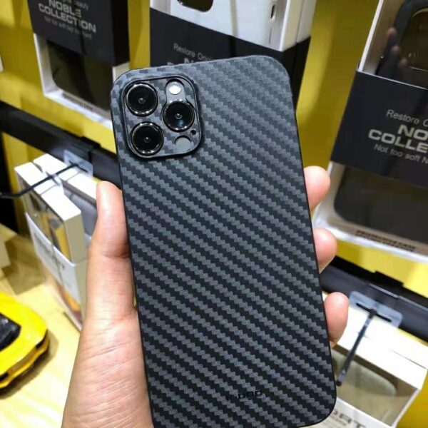 Lightweight Carbon Fiber Textured Case Phone Case Cover