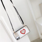 Mobile Phone Shell Love Coin Purse Leather Diagonal Rope  Protective Cover - Image 9