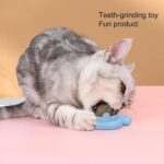 Catnip Toys Self Adhesive Carrot Shape Cat Catnip Balls Toy For Indoor Cat Cat Wall-mounted Mint Balls For Cat Teeth Cleaning Blue - Image 9