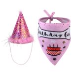Pet birthday party hat saliva towel set - Image 5