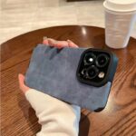 Korean Style Suede Drop-resistant Phone Case - Image 2