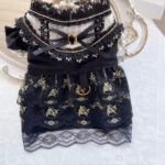 Gothic Golden Skirt Cat Dog Clothes - Image 4