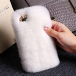 Compatible with Apple, New iphone7 plus mobile phone shellx Rex fur plush luxury fur protective sleeve fashionista - Image 7