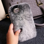 Compatible with Apple, New iphone7 plus mobile phone shellx Rex fur plush luxury fur protective sleeve fashionista - Image 4