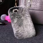 Compatible with Apple, New iphone7 plus mobile phone shellx Rex fur plush luxury fur protective sleeve fashionista - Image 2