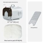 Cat Bag Outdoor Portable Space Capsule Large Capacity Pet Flight Case Portable Anti-stress Dog Check-in Suitcase - Image 9