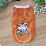 Spring And Summer Grid Pet Cute Cartoon Printed Vest - Image 6