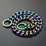 Stainless Steel Color Plating Pet Dog Chain - Image 4