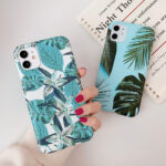 Blue leaf banana leaf mobile phone case - Image 4