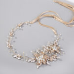 Gold And Silver Rhinestone Alloy Handmade Headdress - Image 5