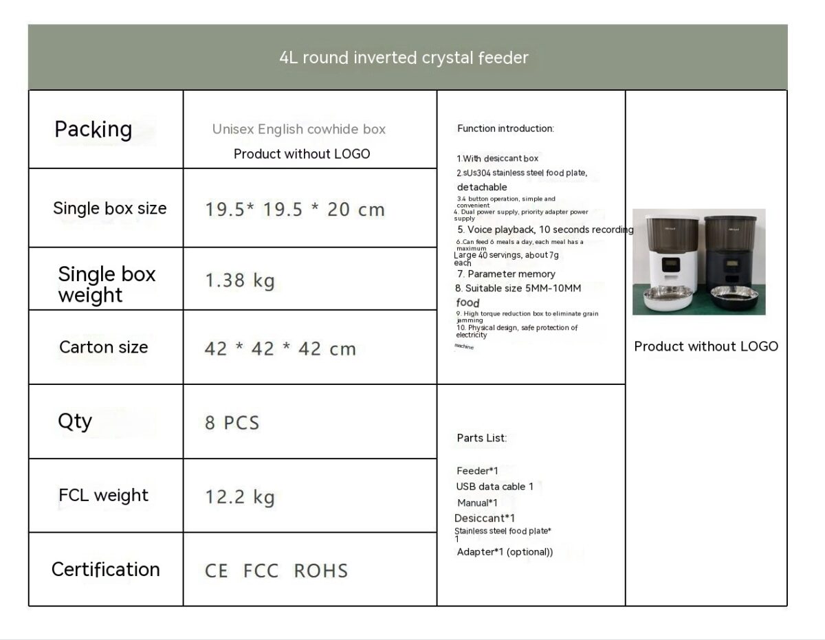 Cat Smart Dog Automatic Pet Feeder - Image 4