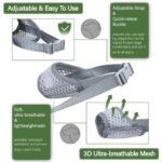 Dog Muzzle Medium Sized Muzzle For Biting And Barking Breathable Mesh Dog Muzzle For Chewing Dog Muzzle With Adjustable Buckle - Image 3