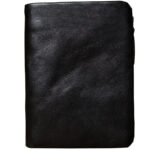 Men's Short Genuine Leather Vertical Casual Zipper Wallet - Image 2