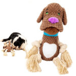 Dog Plush Shell Shape Containing Sound Paper Bb Called Bite-Resistant Molar Pet Toy Interactive Large Dog Puppy Pet Supplies - Image 5