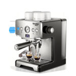 Italian Coffee Maker Home Small Semi-automatic Freshly Ground High Pressure Steam Milk Foam - Image 4