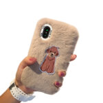 Compatible with Apple , Embroidered plush phone case - Image 2