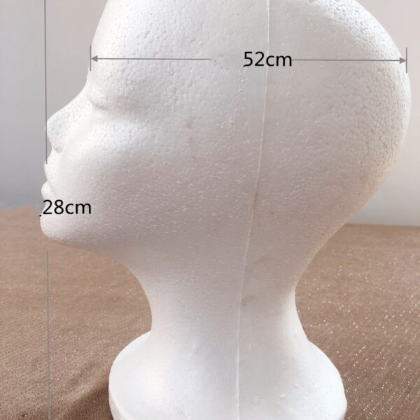Canvas head mold for finishing wig shape