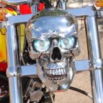 Independent Station Skull Motorcycle Headlight Decoration - Image 2