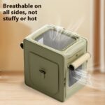 Portable Large Capacity Foldable Breathable Cat Bag Trolley Case - Image 4