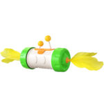 Cat Toy Funny Cat Stick Pole Tumbler Feather Fighting Ball Kitten Interactive Balance Chasing Puzzle Training Toy Pet Products - Image 5
