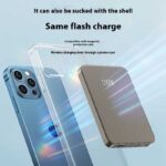 Ultra-thin Compact Portable Wireless Magnetic Power Bank - Image 4