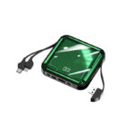 Mini Electroplating Mirror Power Bank With Cable - Image 9