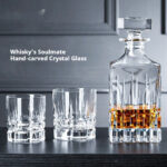 Handmade Engraved Whiskey Bottle Crystal Wine Bottle - Image 2