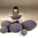 Simulation Pebble Lazy Sofa Multifunctional Stone Pillow Cushion Creative Props - Image 4