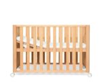 Beech Solid Wood Splicing Movable Multi-functional Crib - Image 3