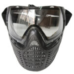 All Black Double Layer Elastic Band Paintball Protective Mask - Image 2