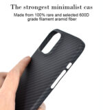 Compatible with Apple, New Kevlar Fiber Protective Cover For Iphone12pro Carbon Fiber Phone Case - Image 3